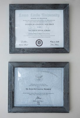 Dr. Bikoi Certificates and Awards