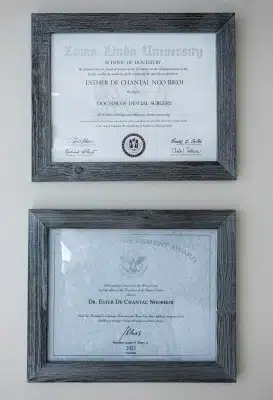 Dr. Bikoi Certificates and Awards